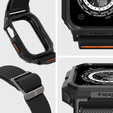 Чехол ремешок SPIGEN до Apple Watch 4/5/6/7/SE 44/45mm, Rugged Armor Pro, Charcoal Grey
