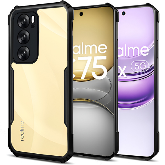 Чехол до Realme 14X / Realme C75, AntiDrop Hybrid, чёрный