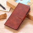 Откидной чехол для Samsung Galaxy S25 Edge, Crazy Horse Wallet, коричневый