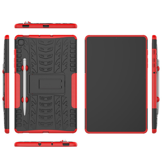 Чехол до Samsung Galaxy Tab S6 Lite, Tire Armor, красный