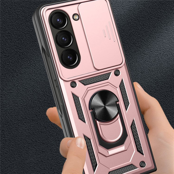 Чохол NOX Camera Slide Samsung Galaxy Z Fold5 5G, CamShield Slide, рожевий rose gold