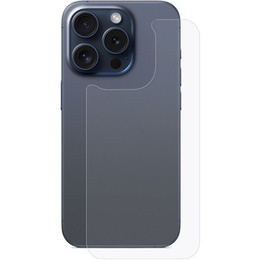 Заднее закаленное стекло для iPhone 15 Pro, прозрачное