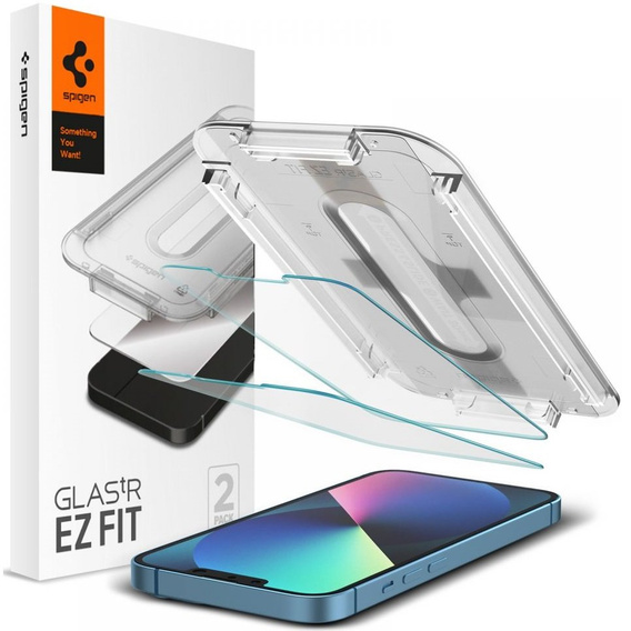 Загартоване скло SPIGEN для iPhone 13 / 13 Pro / 14, Glas.TR EZ Fit (2 шт.)