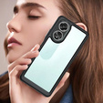 Чехол до Oppo A58 4G, Fusion Hybrid, прозрачный / черный