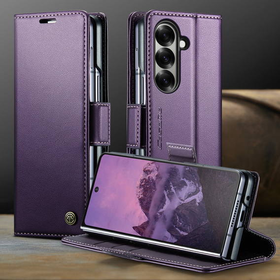 Чохол-розкладачка Litchi Wallet для Samsung Galaxy Z Fold7 5G