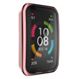 Чохол 2в1 із захистом екрану дял годинника  Huawei Band 6/7, Pink