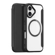 Чехол Dux Ducis для iPhone 17, Skin X Pro, с откидной крышкой, для MagSafe, черный