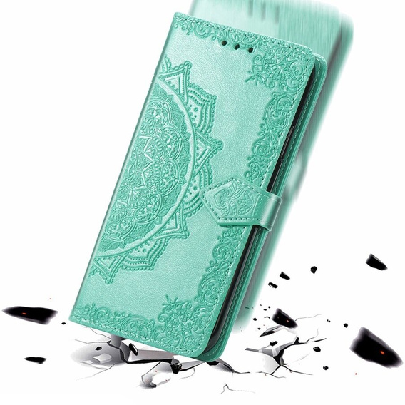 Чохол-книжка для Infinix Hot 40i, Mandala, зелений