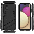 Чехол для Samsung Galaxy A03s, Military kickstand, чёрный