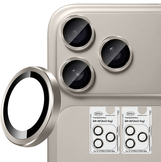 Скло для камери ERBORD OPTIK Pro (2 шт) для iPhone 17 Pro / 17 Pro Max