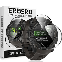 2x Гібридне скло ERBORD для Garmin Instinct 3 45mm