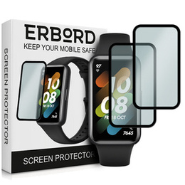 2x Гибридное стекло ERBORD для Huawei Band 7