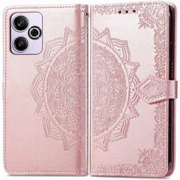 Чохол-книжка для Xiaomi Redmi 13, Mandala, рожевий
