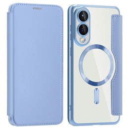 Откидной чехол для Samsung Galaxy S25 Edge, RFID Wallet MagSafe CamShield, синий