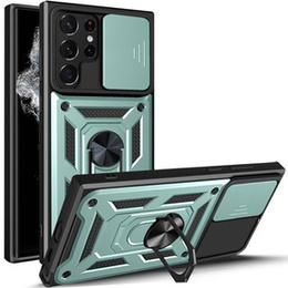 Чохол NOX Camera Slide Samsung Galaxy S23 Ultra, CamShield Slide, зелений