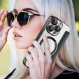 Чохол-книжка для iPhone 16 Pro Max, RFID Wallet MagSafe CamShield, чорний
