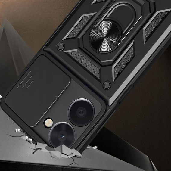Чехол NOX Camera Slide Realme 10 4G, CamShield Slide, чёрный