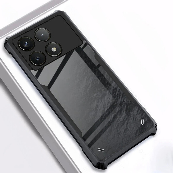 Чехол до Xiaomi Poco F6 Pro, AntiDrop Hybrid, чёрный