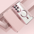 Откидной чехол для Samsung Galaxy S23 Ultra, RFID Wallet MagSafe CamShield, розовый