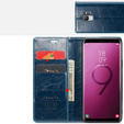 Флип-кейс CASEME для Samsung Galaxy S9, Waxy Textured, синий