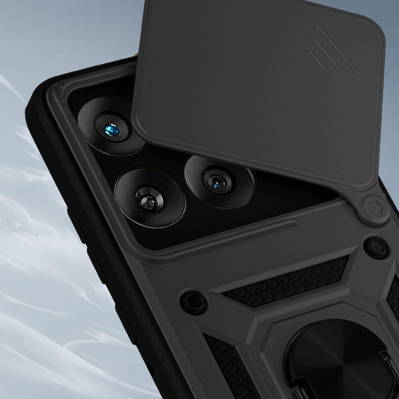 Чохол NOX Camera Slide Motorola Edge 60 / 60 Fusion, CamShield Slide, чорний