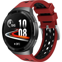 Силіконовий ремінець для Huawei Watch GT 2e, Red / Black