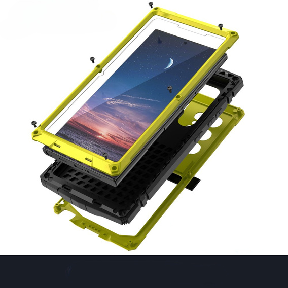 Бронированный чехол для Samsung Galaxy S25 Ultra, R-JUST, жёлтый