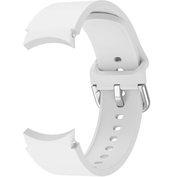 Резиновый браслет для Galaxy Watch4 40/44mm / Watch4 Classic 42/46mm - White