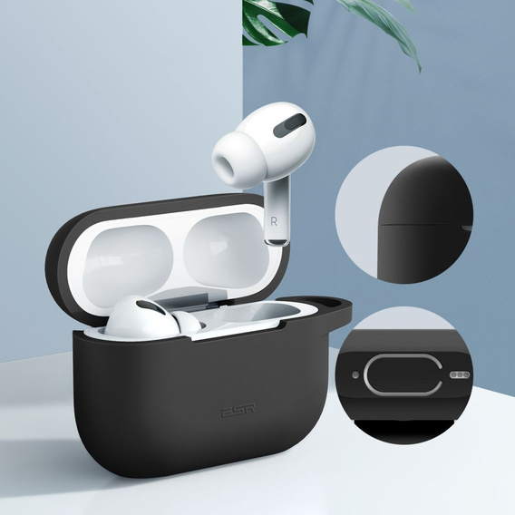 ESR чохол для навушників Airpods Pro 1 / 2, Bounce, Black