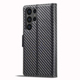 Чохол-книжка для Samsung Galaxy S23 Ultra, Carbon LC.IMEEKE, чорний