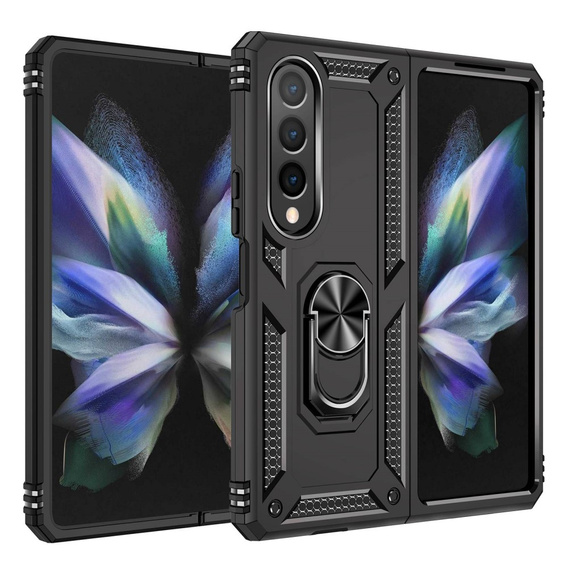 Броньований Чoхол до Samsung Galaxy Z Fold 4 5G, Nox Case Ring, чорний