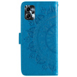 Откидной чехол для Motorola Moto G13 / G23, Mandala Flower, синий