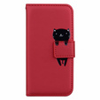 Чoхол Wallet до Xiaomi Redmi Note 11 / 11S, Cat, Red