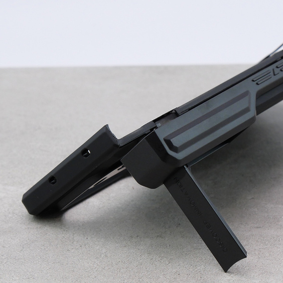 Чохол для Samsung Galaxy Z Fold5 5G, Kickstand case, з підставкою та склом, чорний