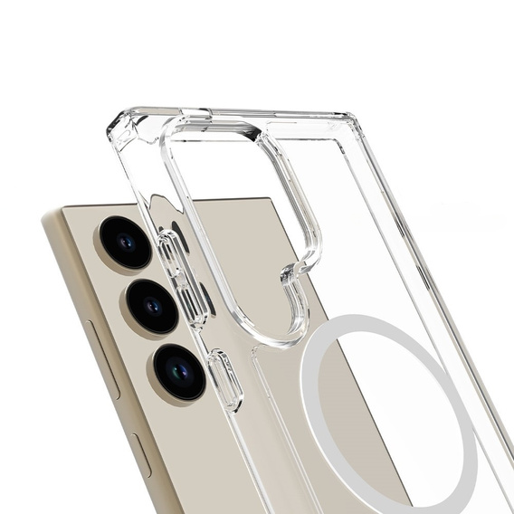 Чехол для Samsung Galaxy S24 Ultra, гибридный чехол Fusion, для MagSafe, прозрачный