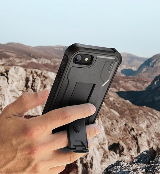 Броньований чохол для iPhone 7 / 8 / SE 2020 / SE 2022, Dexnor Full Body, чорний
