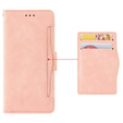 Футляр з клапаном для Realme GT 7 Pro, Card Slot, рожевий