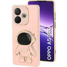 Чoхол до Oppo A5 Pro 5G, Astronaut, рожевий
