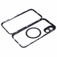 Магнітний чохол Dual Glass MagSafe для iPhone 16, чорний