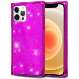 Чoхол Square Glitter до iPhone 12 Pro Max, Purple