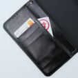 Футляр з клапаном для Motorola Moto G54 5G, Crazy Horse Wallet, чорний