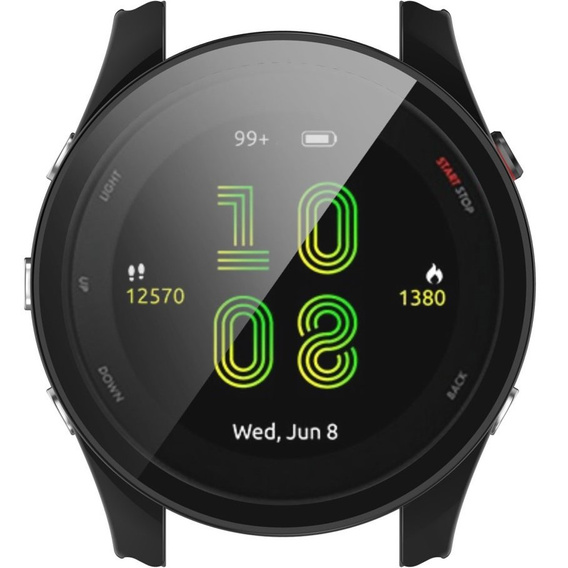 Силіконовий футляр із вбудованим захисним склом до Garmin Forerunner 255, Black