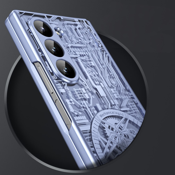 Чехол для Samsung Galaxy Z Fold6 5G, Mechanical Legend, синий