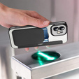 Чохол-книжка для iPhone 12, RFID Wallet MagSafe CamShield, чорний