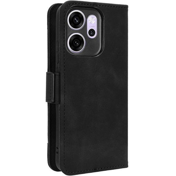 Откидной чехол для Oppo Reno 13, Card Slot, чёрный
