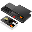 Чехол до Samsung Galaxy S21 Ultra, Sliding Card Holder, чёрный