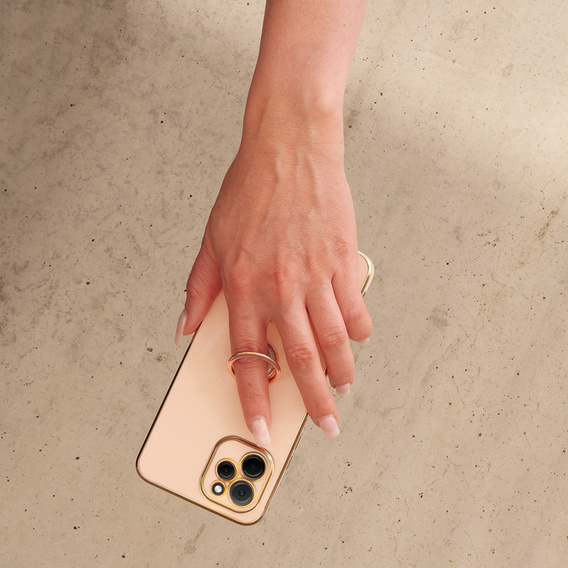 Чoхол до Huawei Nova Y61, Electro Ring, рожевий rose gold