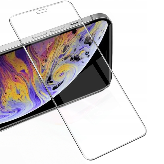 2x Загартоване скло для iPhone X/XS, ERBORD 9H Hard Glass на екрані