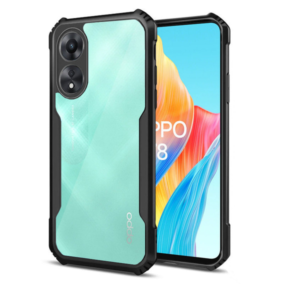 Чехол до Oppo A78 4G, AntiDrop Hybrid, чёрный