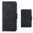 Футляр з клапаном для Motorola Moto G54 5G, Card Slot, чорний